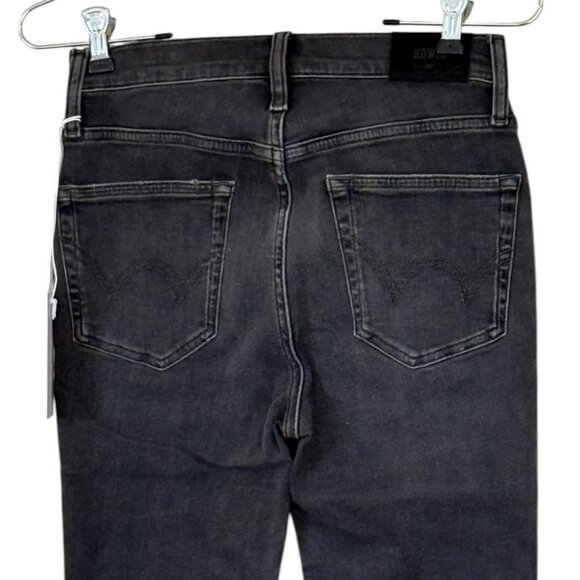 Edwin 1947 Women's Candice High Rise Skinny Jeans Washed Black Size 24 NIB - Picture 6 of 9